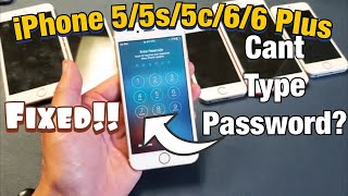 iPhone 5, 5s, 5c, 6, 6 Plus: Can't Type Password or Passcode? FIXED!