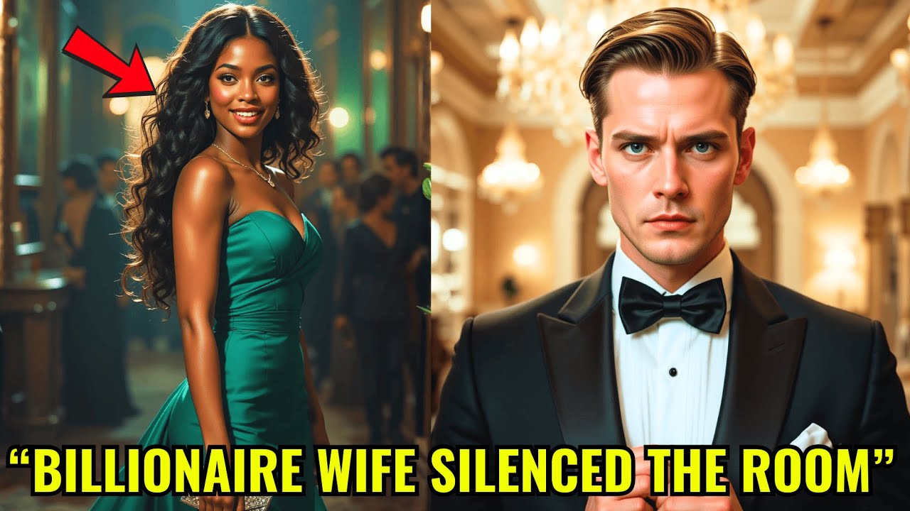 ASHAMED HUSBAND NEVER TOOK HIS BLACK WIFE OUT—UNTIL SHE SHOCKED EVERYONE AT THE LUXURY PARTY
