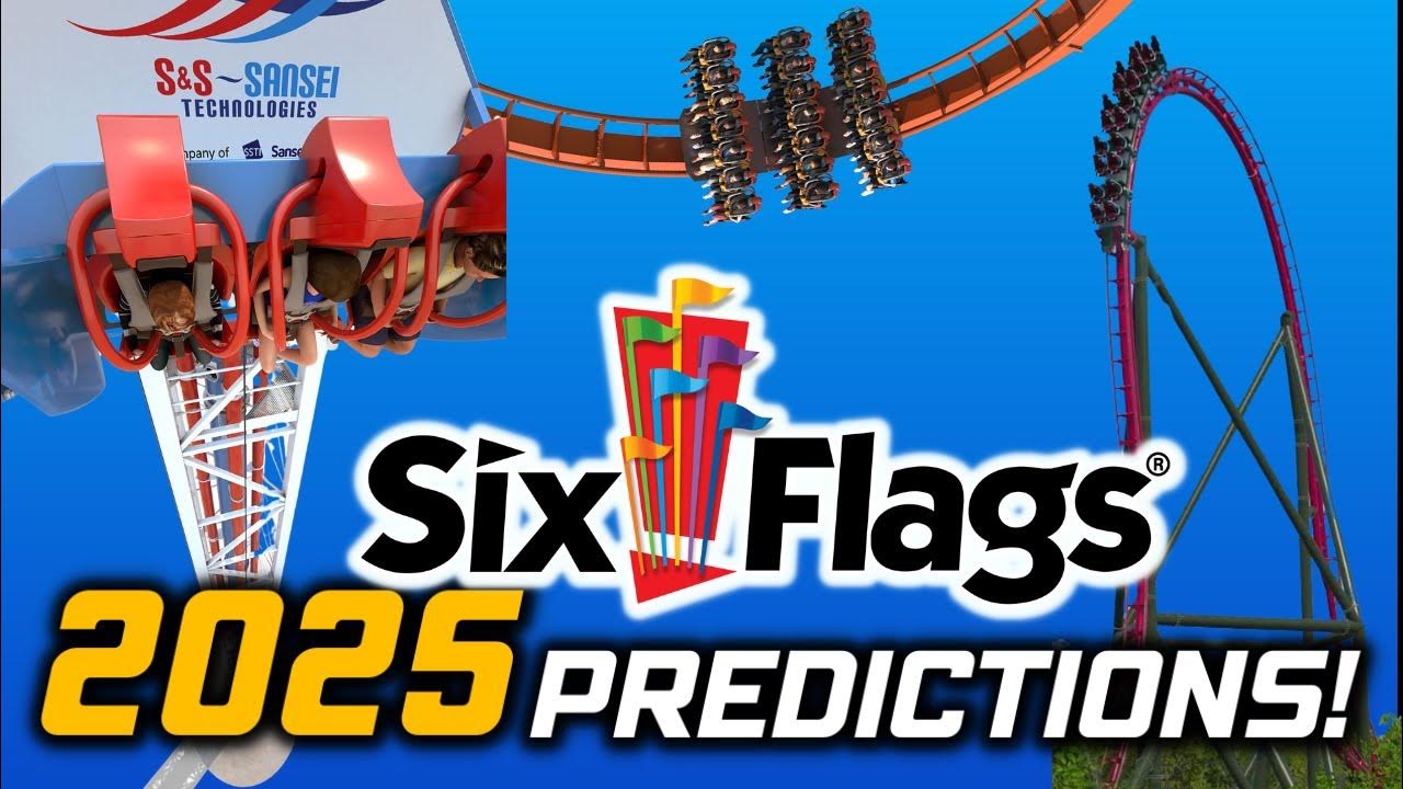 3 MAJOR New Coasters Coming To The Six Flags Theme Parks In 2025? YouTube