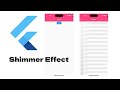 🔴 Flutter create a shimmer effect loader like the facebook list loader effect