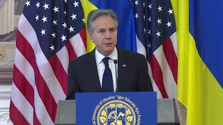 Blinken Says Ukraine Is Not Alone