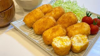 田舎の母からお小遣いの代わりに送られてきたとうもろこしでコーンクリームコロッケ作る