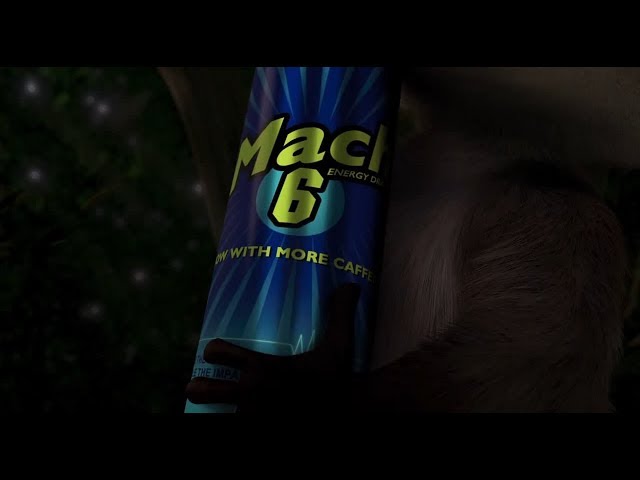 Hammy Drinks Red Bull - Over The Hedge (2006) class=