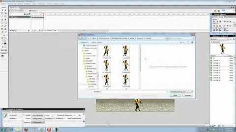 TUTORIAL  animaciones con sprites macromedia flash 8  2/4