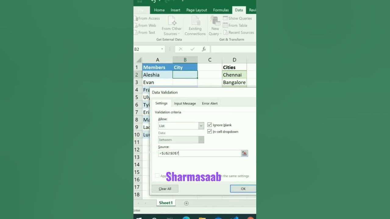 Secret tip to know you in excel data validation in ms excel selection