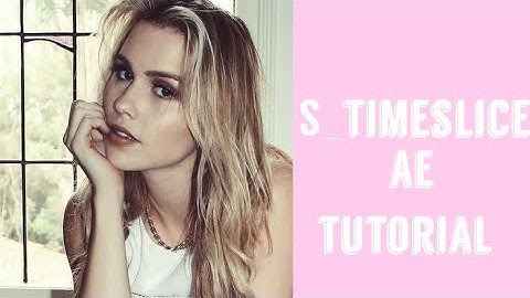 S_Timeslice After Effects Tutorial