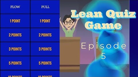 What is Kaizen? Lean Jeopardy Game Questions and Answers about Kaizen