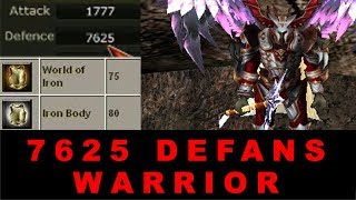 7625 Defans Warrior - Full Defans Verirsek Ne Olur Detaylı Skiller Knight Online