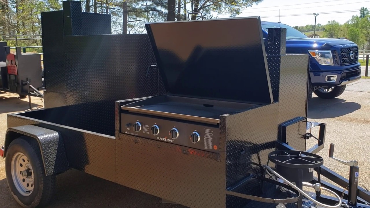Blackstone griddle option Do not Buy Food Truck bbq smoker grill trailer catering for sale