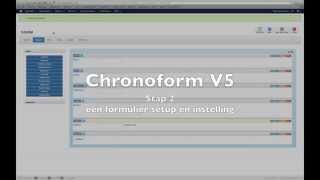 ChronoformV5 Joomla Tutorial stap 2 Setup
