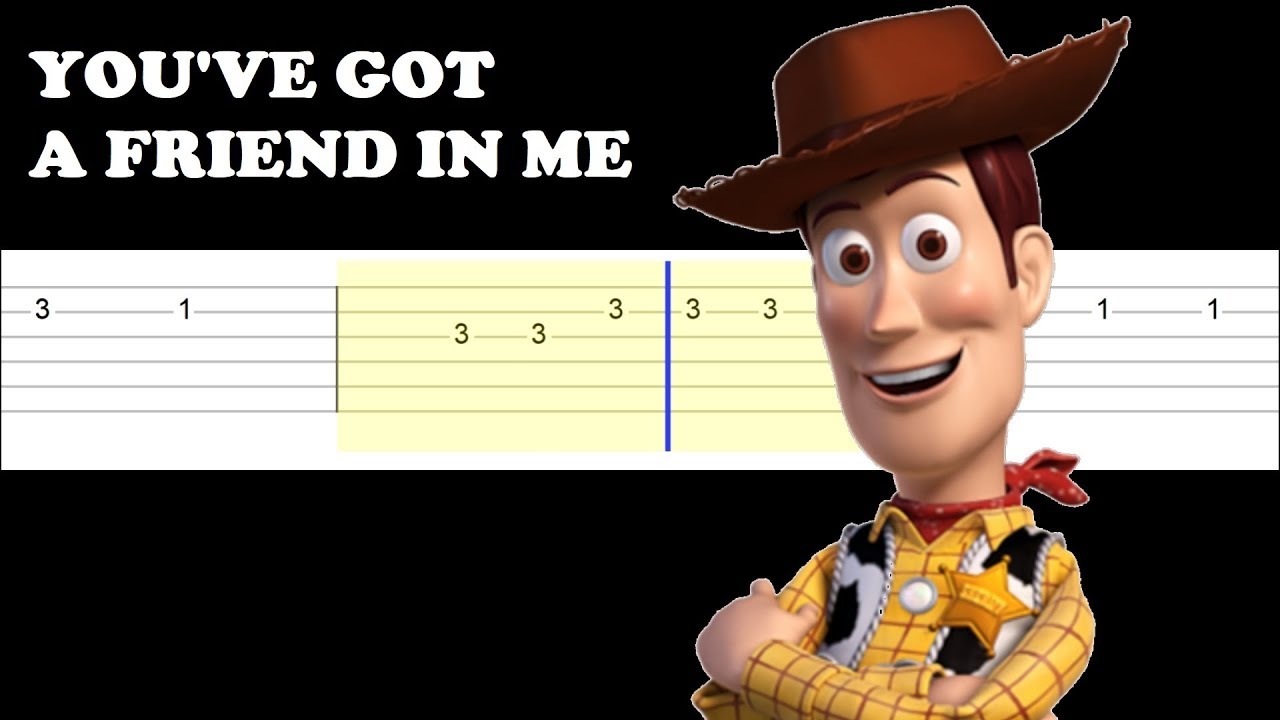 Toy Story - You've Got A Friend In Me (Easy Guitar Tabs Tutorial) - YouTube