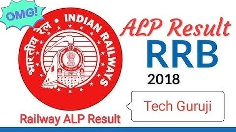 Railway ALP & Technician Result Declear 2018 Check Now