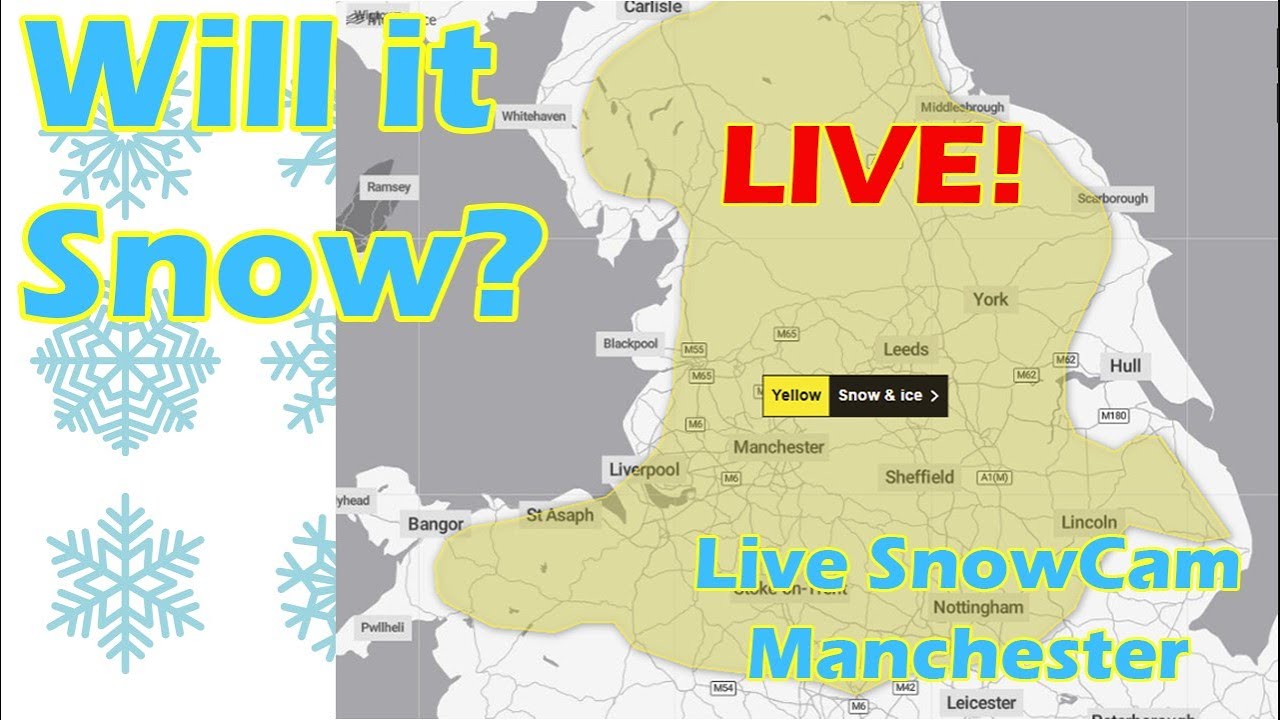 Snow Watch Manchester Snow Watch - Will It Snow!! LIVE!! - YouTube