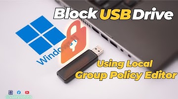 How to Block USB Devices on Windows 11 Using Local Group Policy Editor