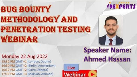 Bug Bounty Methodology and Penetration Testing Webinar