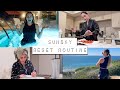 Sunday Reset Routine | Beach Hikes, Groceries, Meal Prep, Self Care, Weekly Planning, Cleaning &amp;More