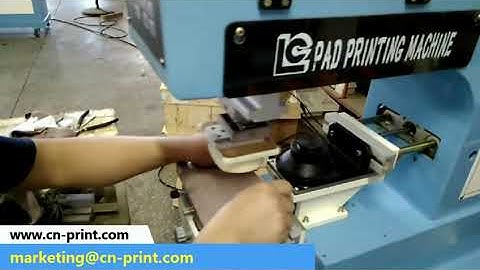 one color closed ink cup pad printing machine LC-PM1-100T