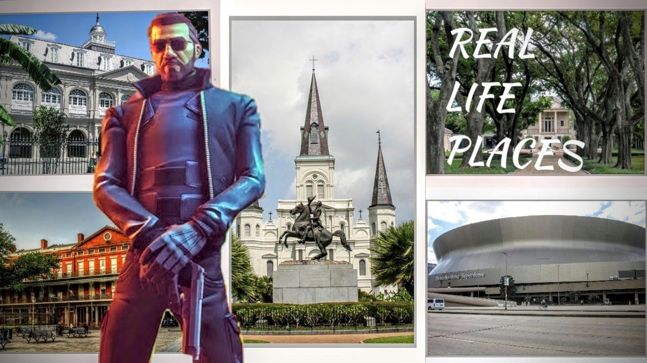 I Found 5 Real Life places in Gangstar New Orleans || Open World Android game!!!