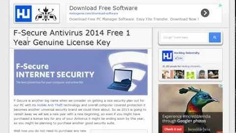 How to Download F-Secure Antivirus Full Version for 1 Year for Free