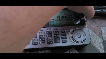 Sangean ATS-909X2 bad FM breakthrough Tecsun H-501X clear on Romania 7375 kHz shortwave