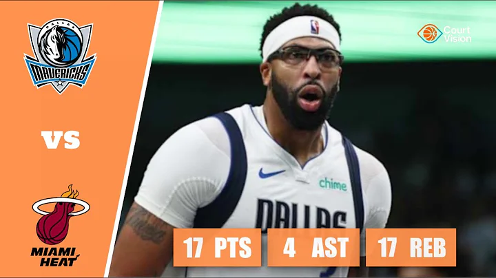 Anthony Davis - 17 Points, 3 Blocks, 17 Rebounds vs Heat - 2025-26 Regular Season