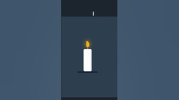 Burning Candle Animation in HTML and CSS || #shorts #programming #html #css