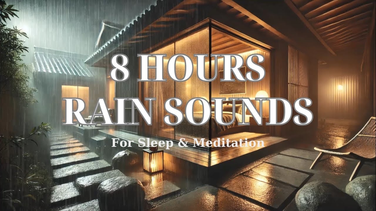 Relaxing Rain Sounds & Sleep Music – Meditation for Deep Sleep (8 Hours ...