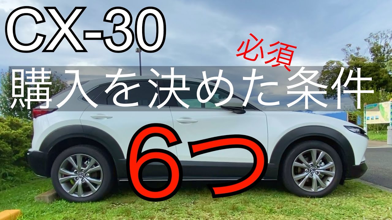Cx 30 購入を決めた必須条件6選 車選びのポイント Suv Youtube