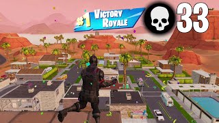 33 Elimination Solo vs Squads Gameplay “Build” Win (Fortnite OG)