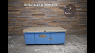 2016 Denray 9600B Series Downdraft Sanding Table w/Push-Button Cleaning 48″ x 96″