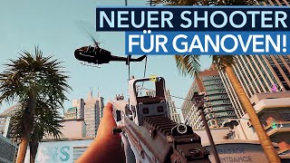 Crime Boss sieht aus wie ein modernes GTA Vice City, aber als Ego-Shooter!