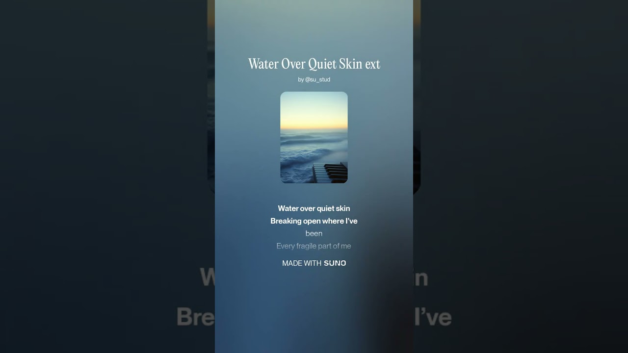 Water Over Quiet Skin ext