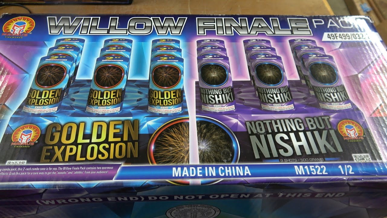 Willow Finale Pack 2" NOAB 1/2 Golden Explosion and Nothing but Nishiki by Magnus