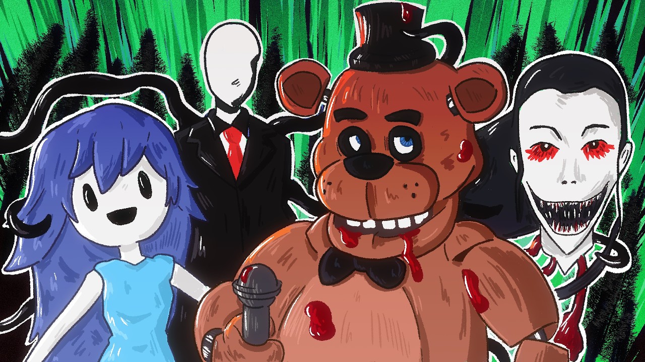 Ces jeux D'HORREUR qui ont marqué YOUTUBE ( Fnaf, Slender... )