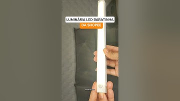 LUMINÁRIA LED COM SENSOR / ACHADINHOS DA SHOPEE💡