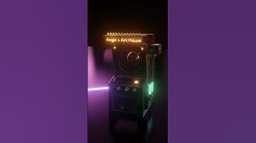 Bioshock arcade machine 🕹️ #3d #blender #animation #digitalart #bioshock