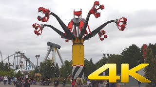 4K | Unique thrill ride Sledge Hammer at Canada&#39;s Wonderland