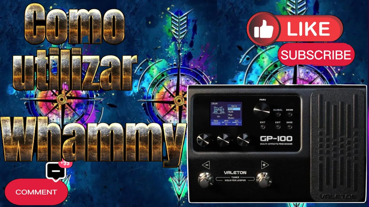 Como utilizar o efeito Whammy | Valeton GP100 - YouTube