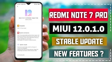 Redmi Note 7 Pro MIUI 12.0.1.0 New Update Full Review(Hideen Feature) | Redmi Note 7 Pro MIUI 12