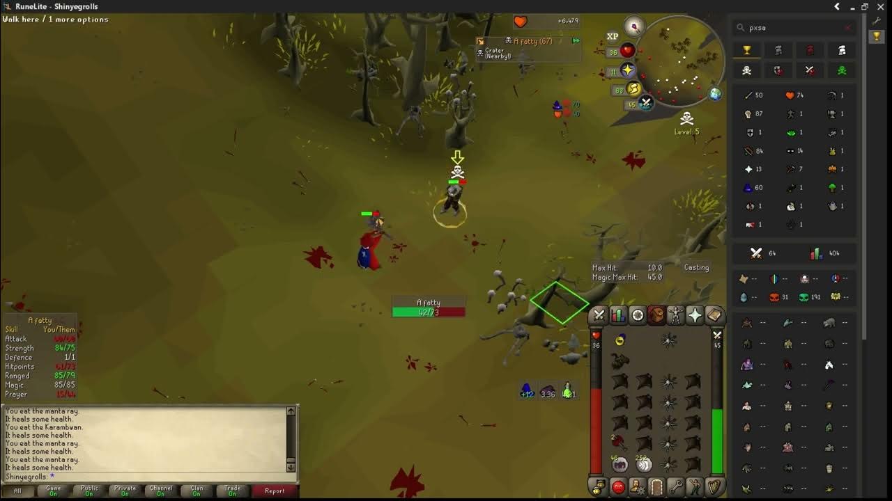 OSRS RuneScape Mage Pure PK BH, Tried to run... nahhh YouTube
