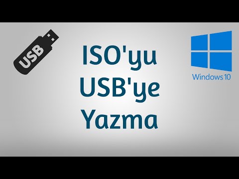 Video: USB Flash Sürücüye Iso Görüntüsü Nasıl Yazılır