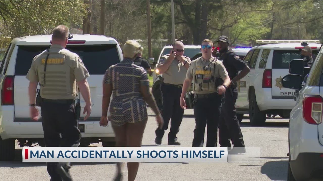 Police: Man accidentally shoots himself - YouTube