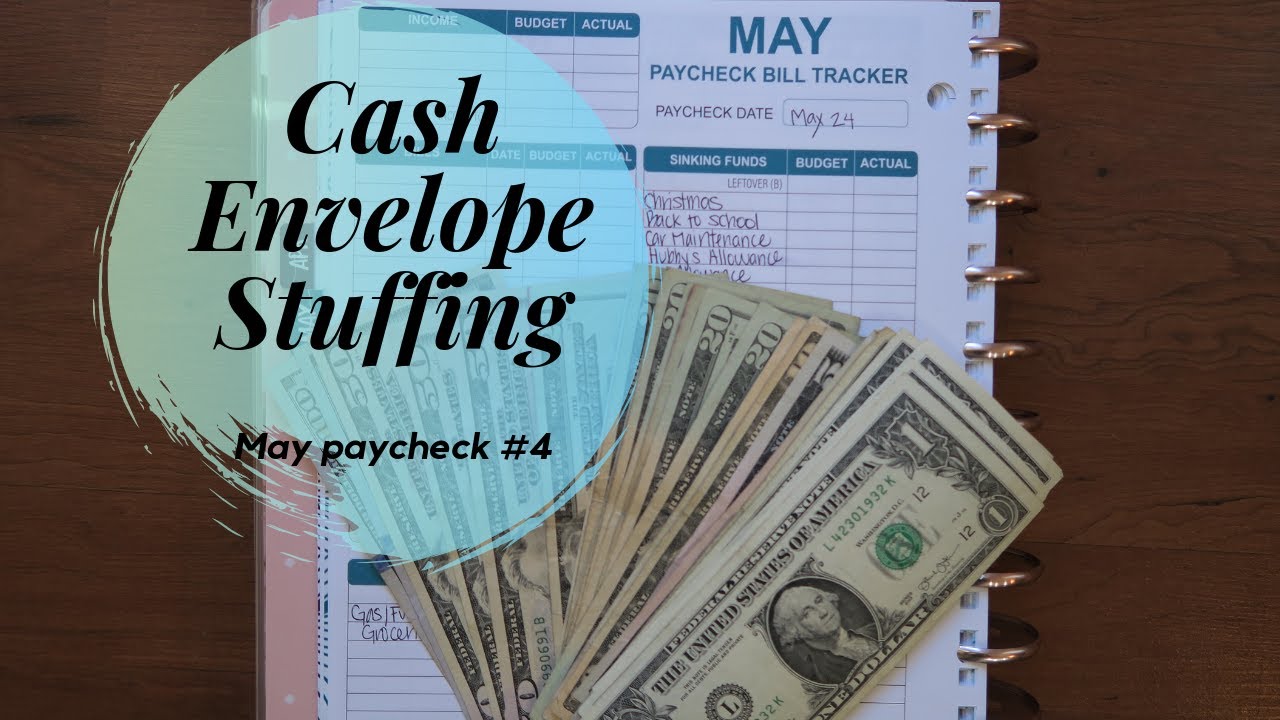 happy planner stickers Cash Envelope Stuffing | May Paycheck #4 | Paycheck to Paycheck