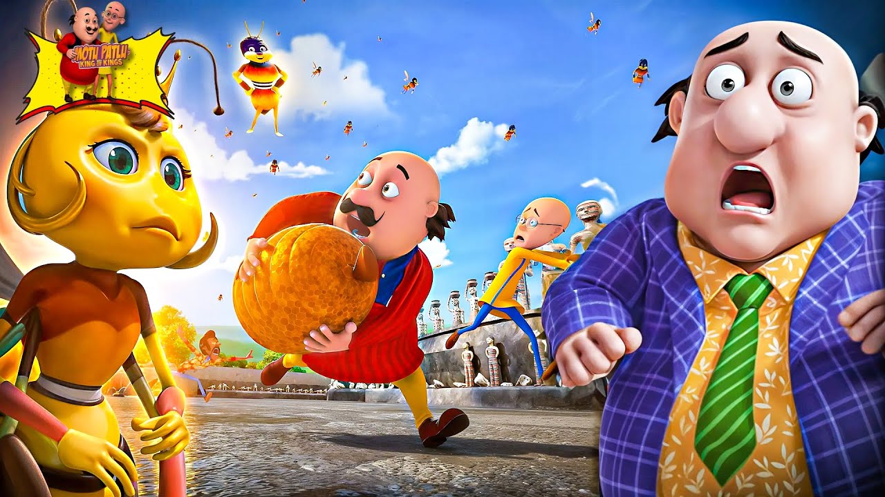 Queen Bee Ka Attack! Motu Aur Dr Jhatka In Trouble 😱 | Motu Ka New Sea Adventure | Motu Patlu |