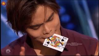 Shin Lim BEST Close UP Card Magic  America's Got Talent 2018 Auditions S13E01