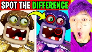 Can You SPOT THE DIFFERENCE!? (MY SINGING MONSTERS & ALL WUBBOXES!)