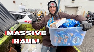 MASSIVE Food & Medicine Haul Found Dumpster Diving!