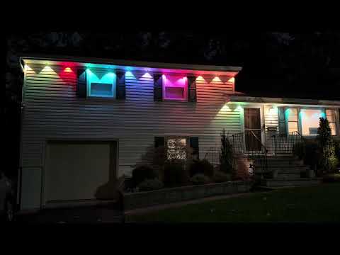 Govee Permanent Outdoor Lights 2 Pro Review: Two Colors From Every Light, and an App That Makes You Work for Them 3 Govee Permanent Outdoor Lights 2 Pro in Action