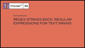 RegEx Strikes Back: Regular Expressions for Text Mining - Daniel Mesejo