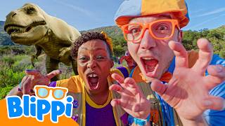 learn dino dance more blippi songs educational songs kids